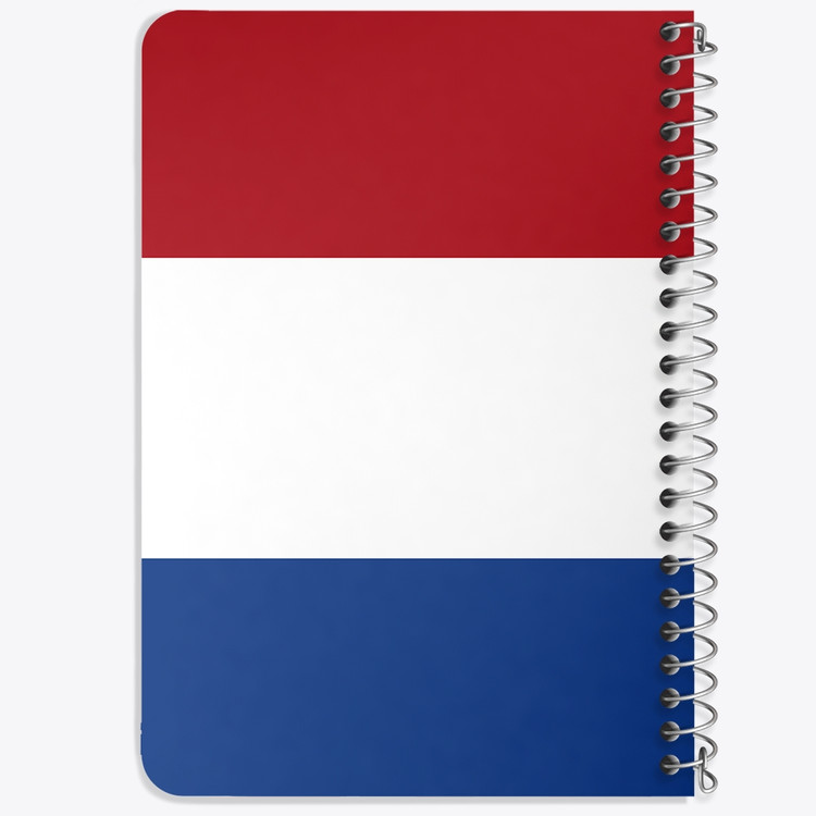 دفتر شطرنجی 50 برگ خندالو طرح پرچم هلند (Netherlands) کد 38454