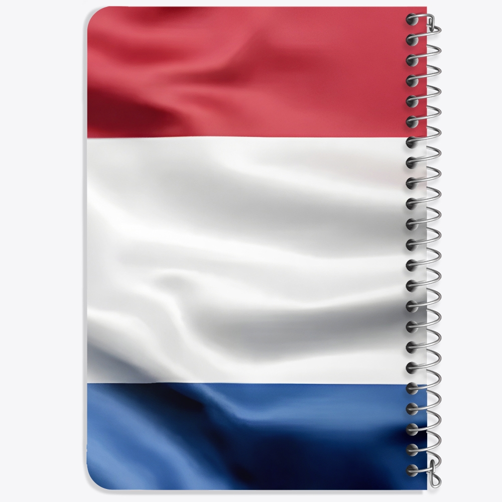 دفتر شطرنجی 50 برگ خندالو طرح پرچم هلند (Netherlands) کد 38443