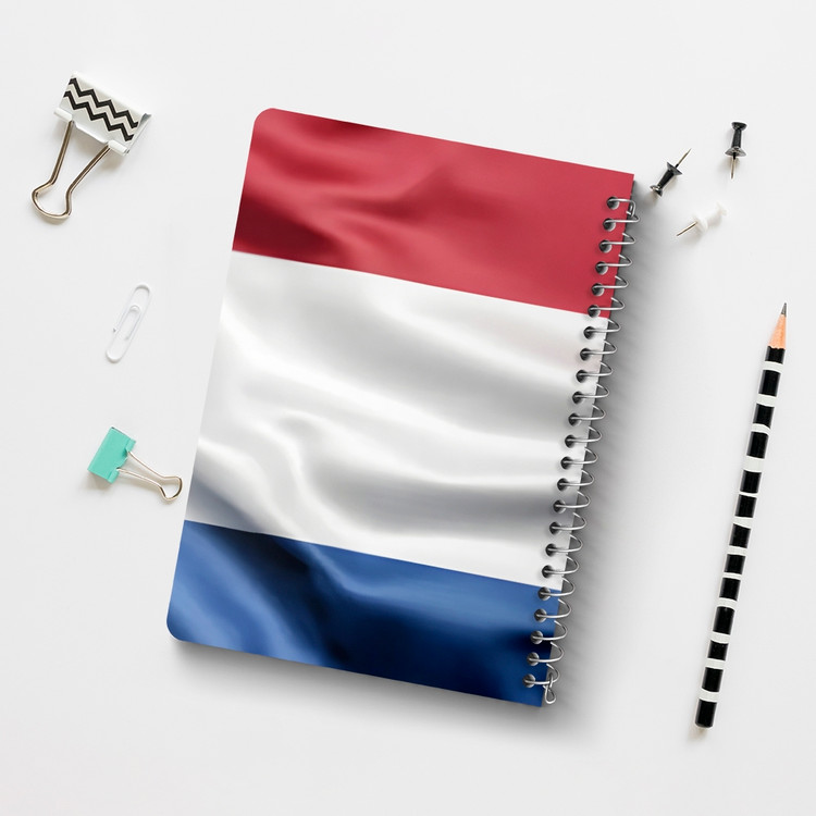 دفتر شطرنجی 50 برگ خندالو طرح پرچم هلند (Netherlands) کد 38443