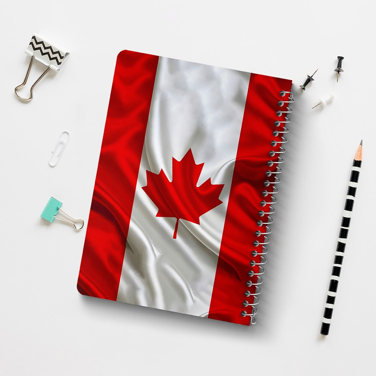 دفتر شطرنجی 50 برگ خندالو طرح پرچم کانادا (Canada) کد 38442
