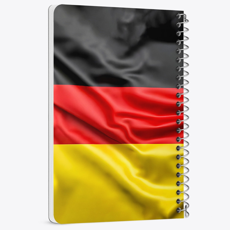 دفتر شطرنجی 50 برگ خندالو طرح پرچم آلمان (Germany) کد 38439