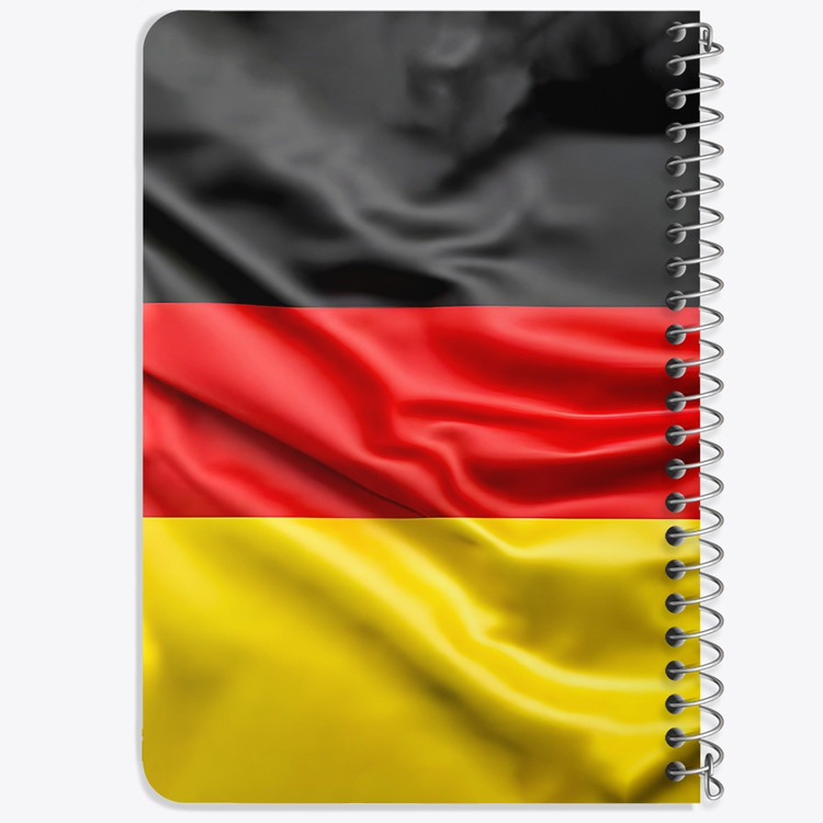 دفتر شطرنجی 50 برگ خندالو طرح پرچم آلمان (Germany) کد 38439