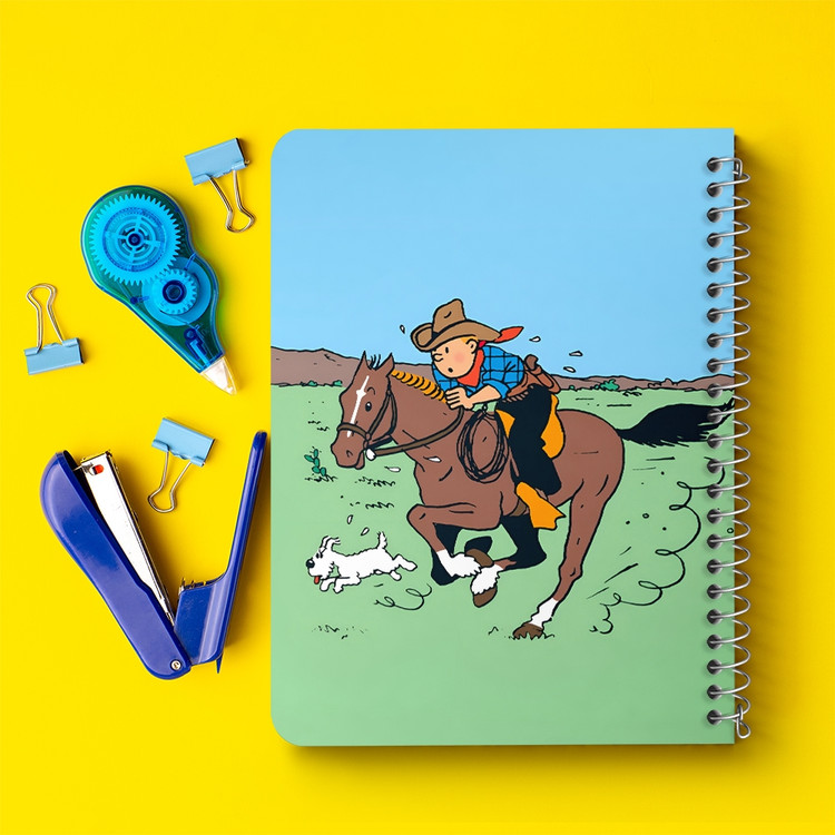 دفتر شطرنجی 50 برگ خندالو طرح تن تن (Tintin) کد 38319