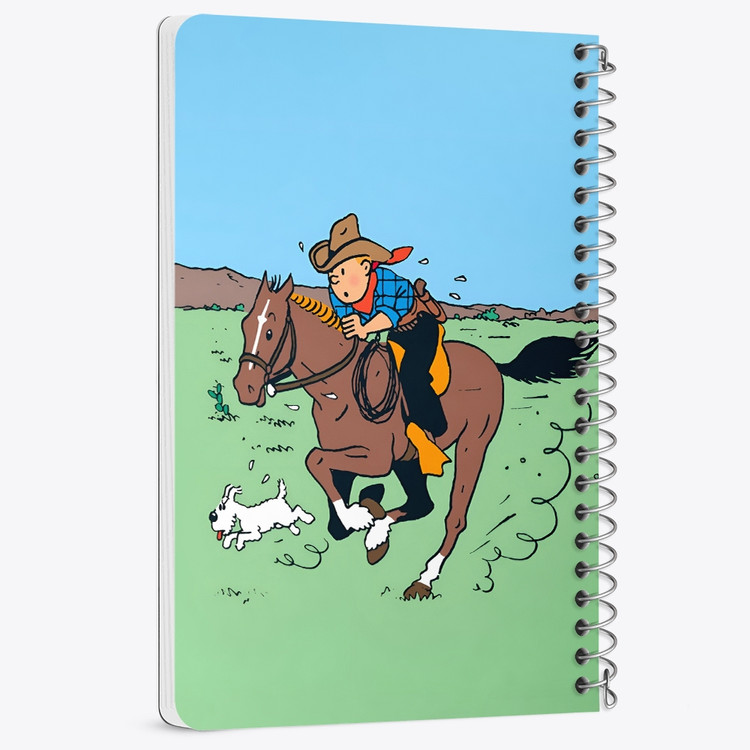 دفتر شطرنجی 50 برگ خندالو طرح تن تن (Tintin) کد 38319