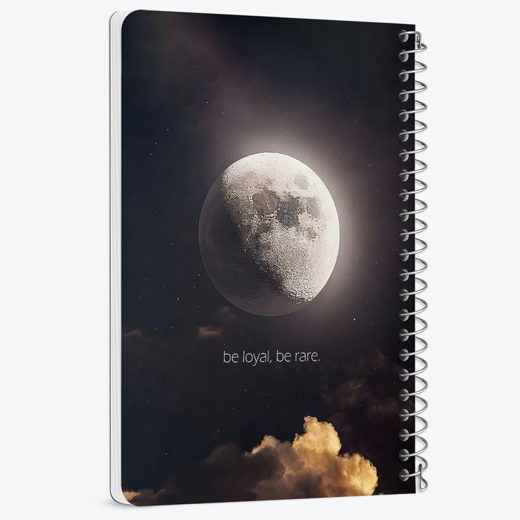 دفتر شطرنجی 50 برگ خندالو طرح ماه (Moon) کد 38053