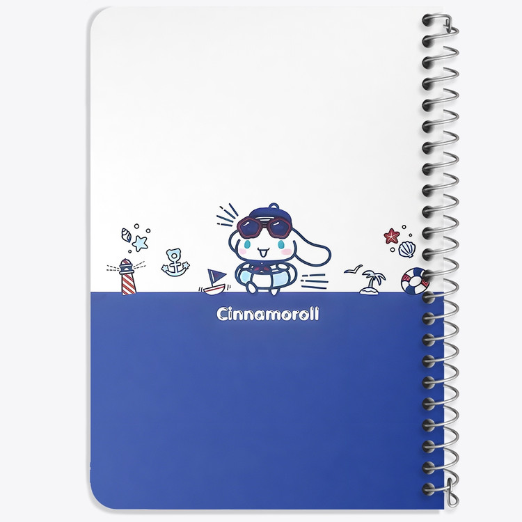 دفتر شطرنجی 50 برگ خندالو طرح سینامورول (Cinnamoroll) کد 37992
