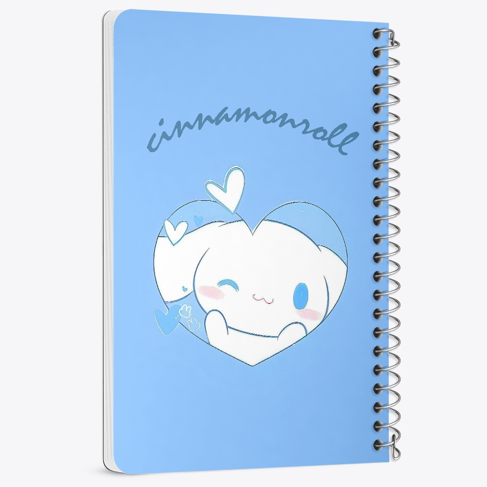 دفتر شطرنجی 50 برگ خندالو طرح سینامورول (Cinnamoroll) کد 37980