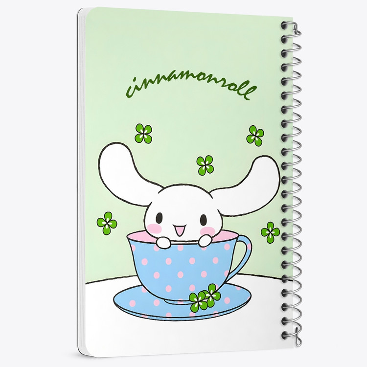 دفتر شطرنجی 50 برگ خندالو طرح سینامورول (Cinnamoroll) کد 37975