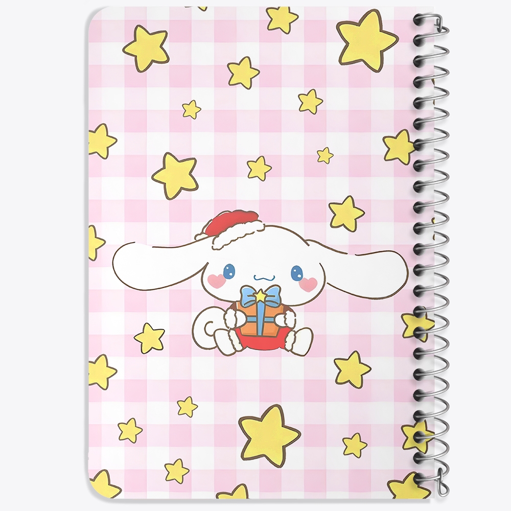 دفتر شطرنجی 50 برگ خندالو طرح سینامورول (Cinnamoroll) کد 37968