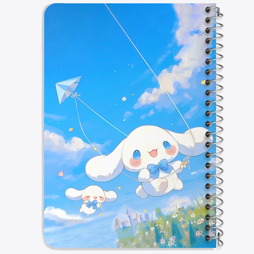 دفتر شطرنجی 50 برگ خندالو طرح سینامورول (Cinnamoroll) کد 37963