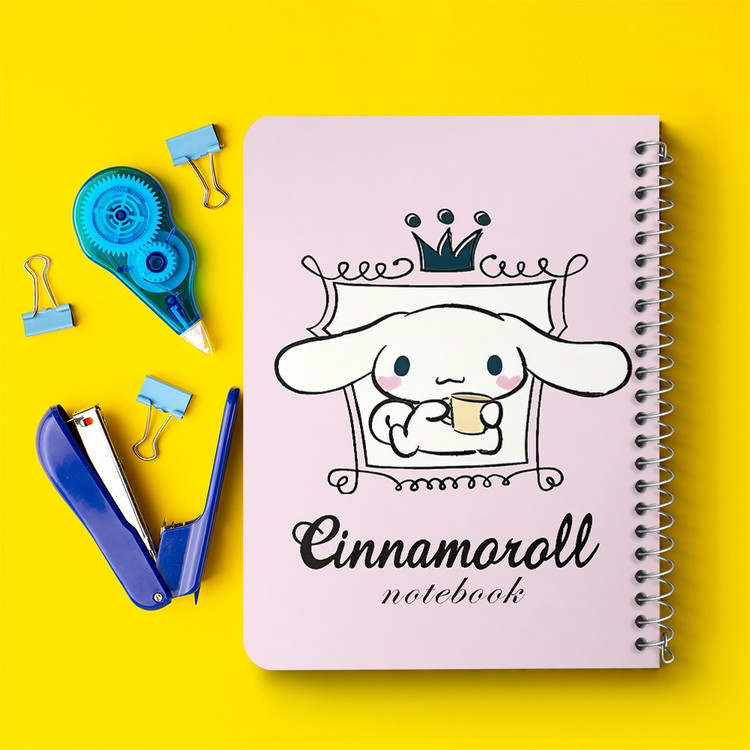 دفتر شطرنجی 50 برگ خندالو طرح سینامورول (Cinnamoroll) کد 37962
