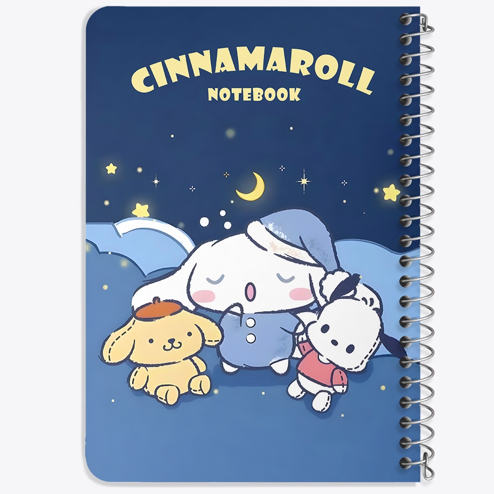 دفتر شطرنجی 50 برگ خندالو طرح سینامورول (Cinnamoroll) کد 37960