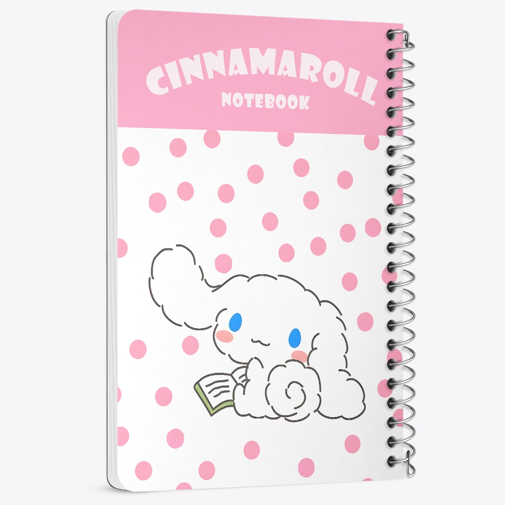 دفتر شطرنجی 50 برگ خندالو طرح سینامورول (Cinnamoroll) کد 37957