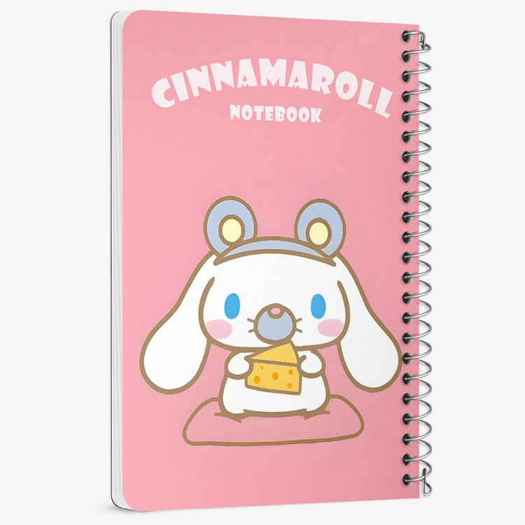 دفتر شطرنجی 50 برگ خندالو طرح سینامورول (Cinnamoroll) کد 37956