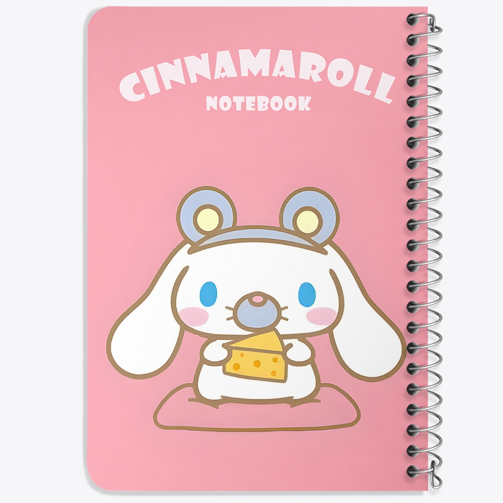 دفتر شطرنجی 50 برگ خندالو طرح سینامورول (Cinnamoroll) کد 37956