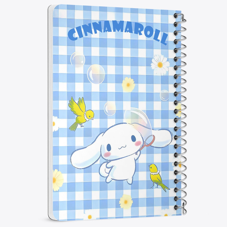 دفتر شطرنجی 50 برگ خندالو طرح سینامورول (Cinnamoroll) کد 37953