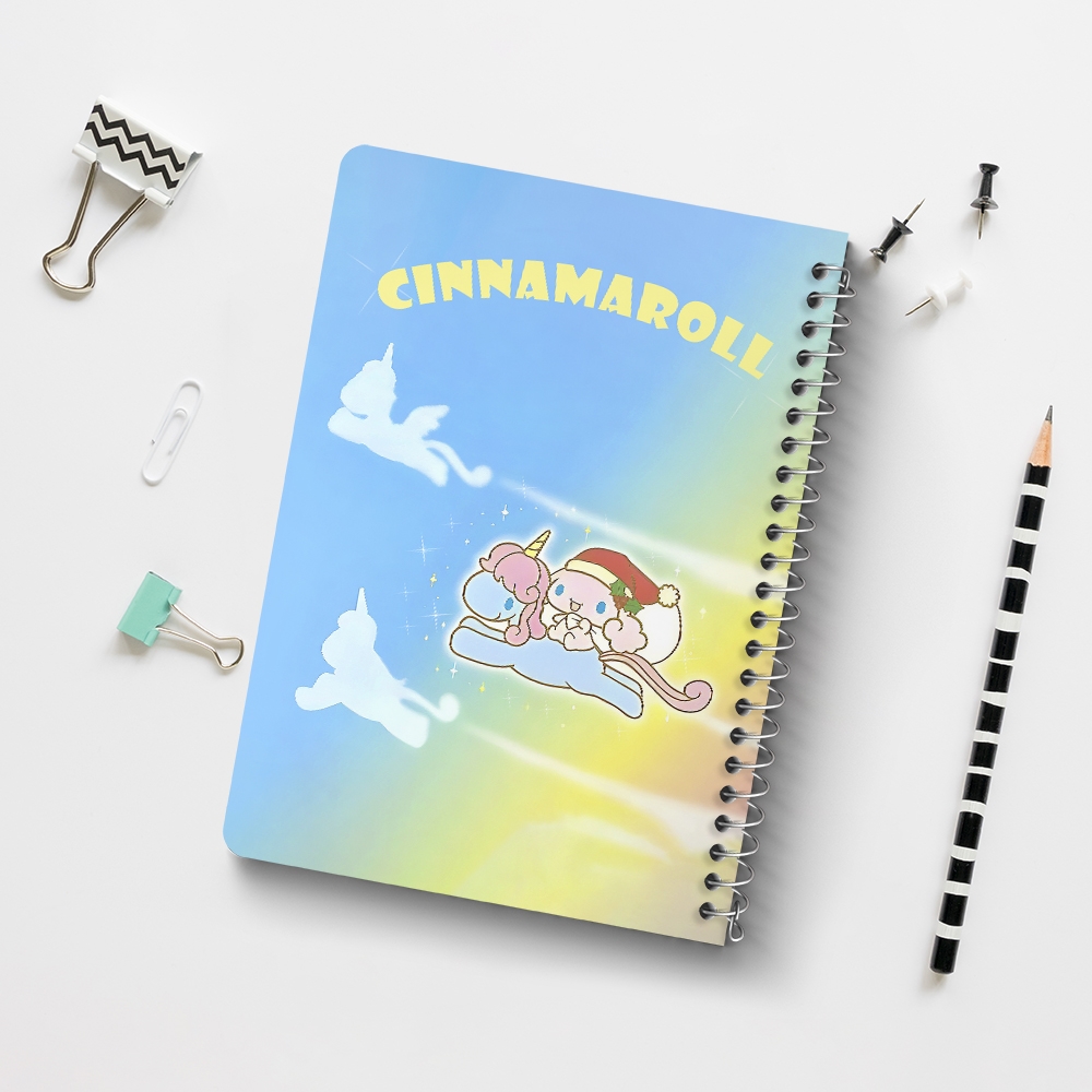 دفتر شطرنجی 50 برگ خندالو طرح سینامورول (Cinnamoroll) کد 37952