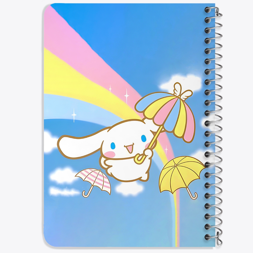 دفتر شطرنجی 50 برگ خندالو طرح سینامورول (Cinnamoroll) کد 37948