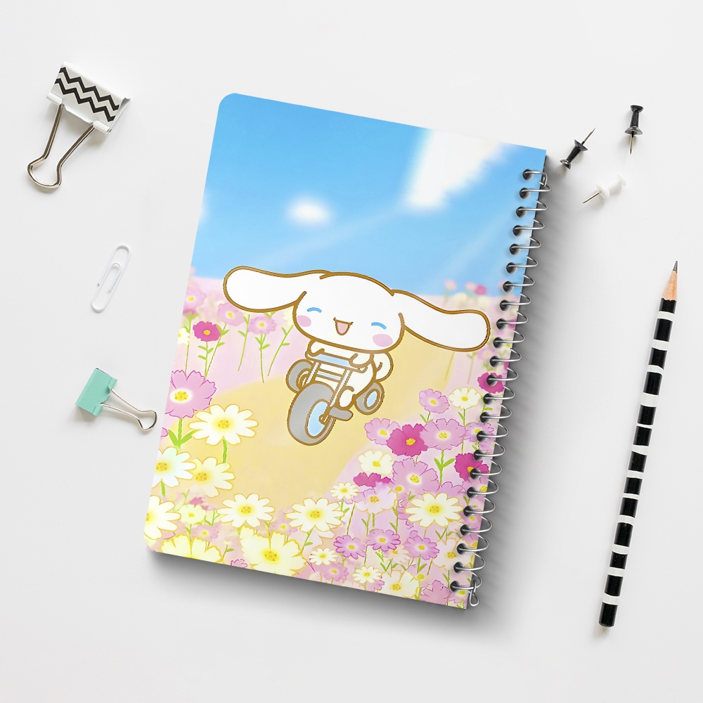 دفتر شطرنجی 50 برگ خندالو طرح سینامورول (Cinnamoroll) کد 37947