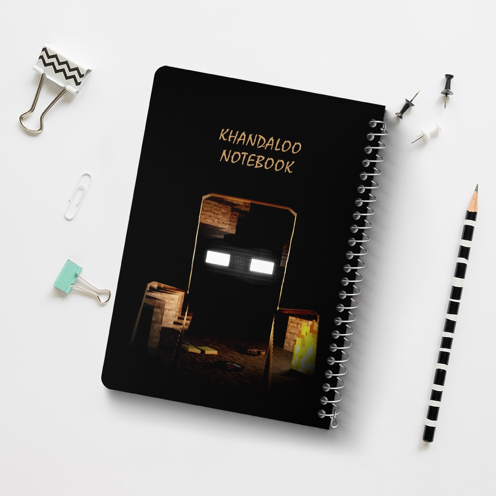 دفتر شطرنجی 50 برگ خندالو طرح ماینکرافت (Minecraft) کد 37874