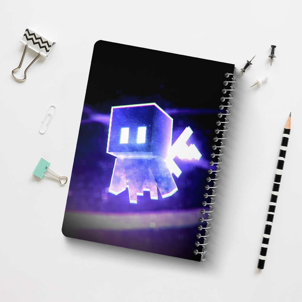 دفتر شطرنجی 50 برگ خندالو طرح ماینکرافت (Minecraft) کد 37858
