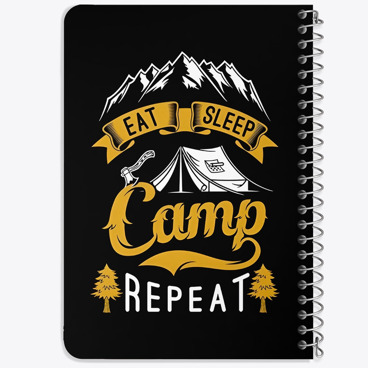 دفتر شطرنجی 50 برگ خندالو طرح کمپینگ (Camping) کد 37806