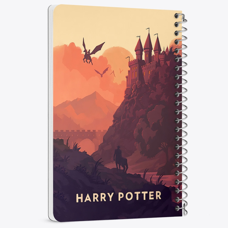 دفتر شطرنجی 50 برگ خندالو طرح هری پاتر (Harry Potter) کد 37487