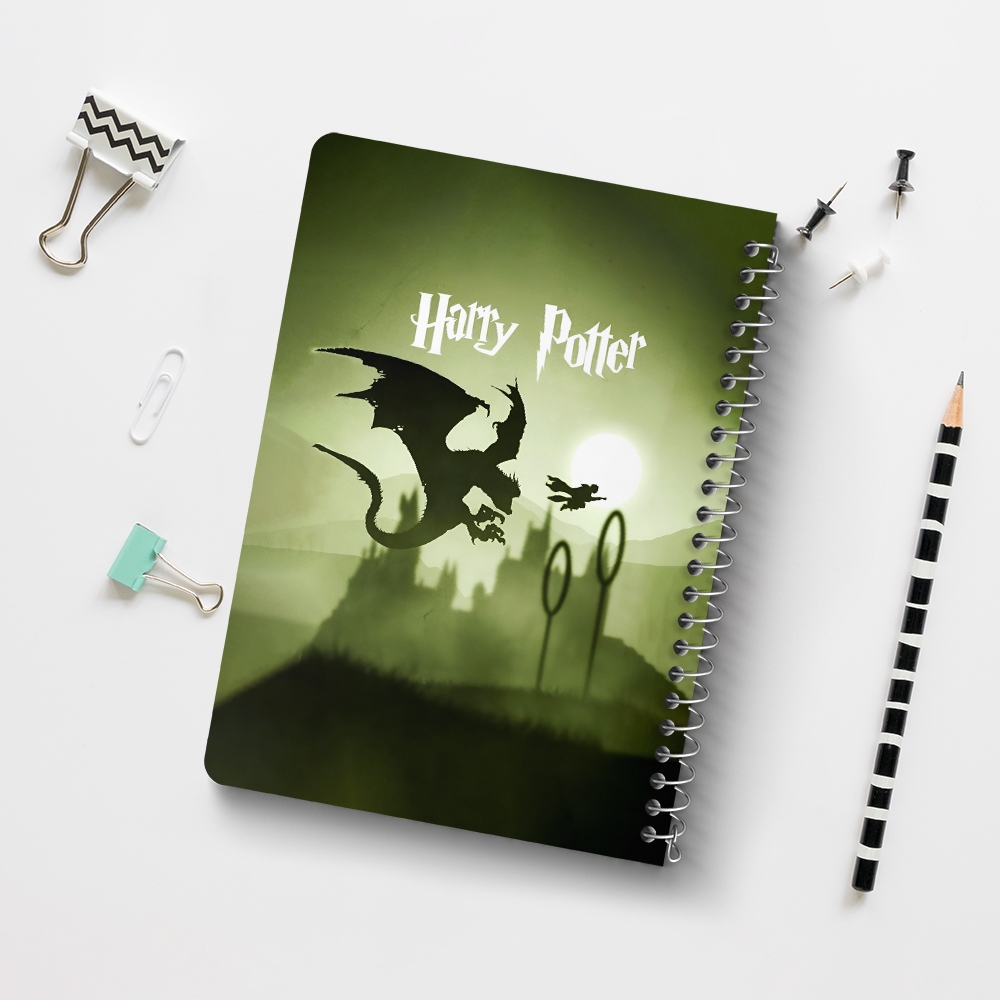 دفتر شطرنجی 50 برگ خندالو طرح هری پاتر (Harry Potter) کد 37483