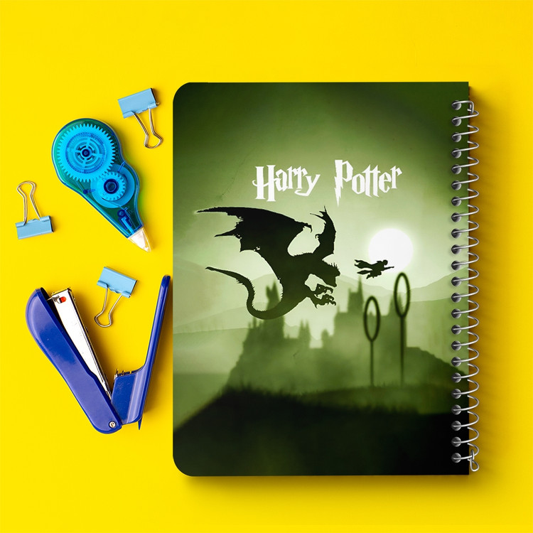 دفتر شطرنجی 50 برگ خندالو طرح هری پاتر (Harry Potter) کد 37483