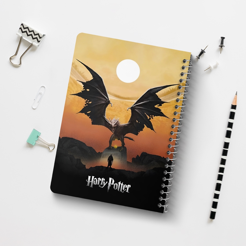 دفتر شطرنجی 50 برگ خندالو طرح هری پاتر (Harry Potter) کد 37482
