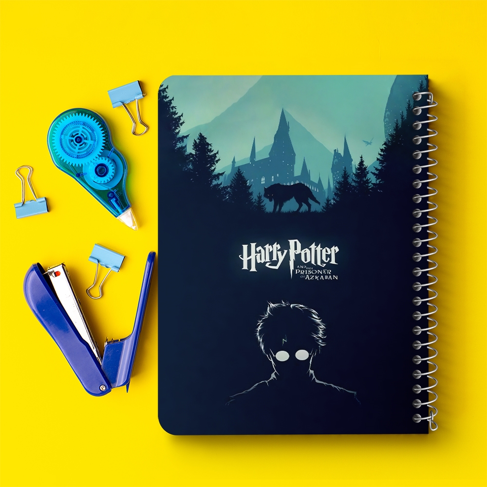 دفتر شطرنجی 50 برگ خندالو طرح هری پاتر (Harry Potter) کد 37478