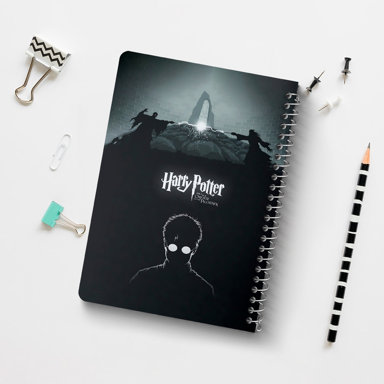 دفتر شطرنجی 50 برگ خندالو طرح هری پاتر (Harry Potter) کد 37476