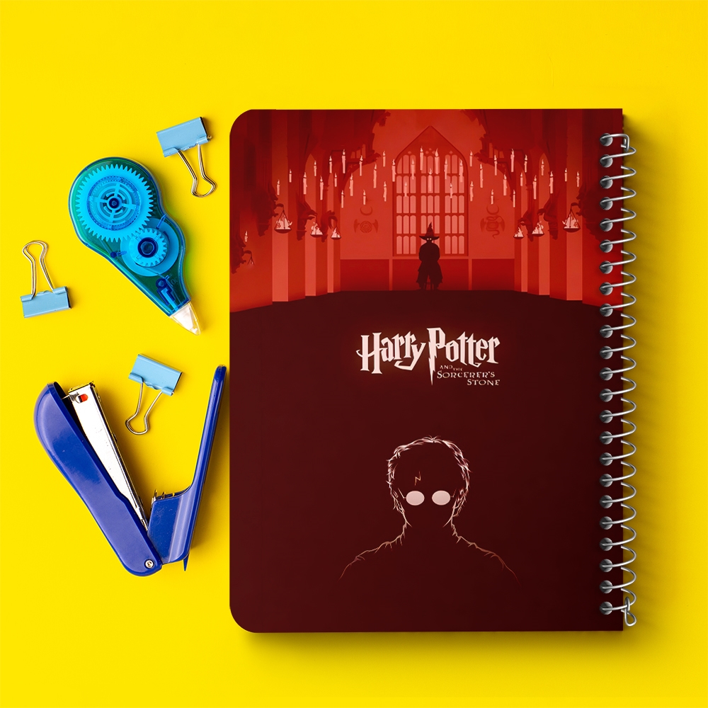 دفتر شطرنجی 50 برگ خندالو طرح هری پاتر (Harry Potter) کد 37471