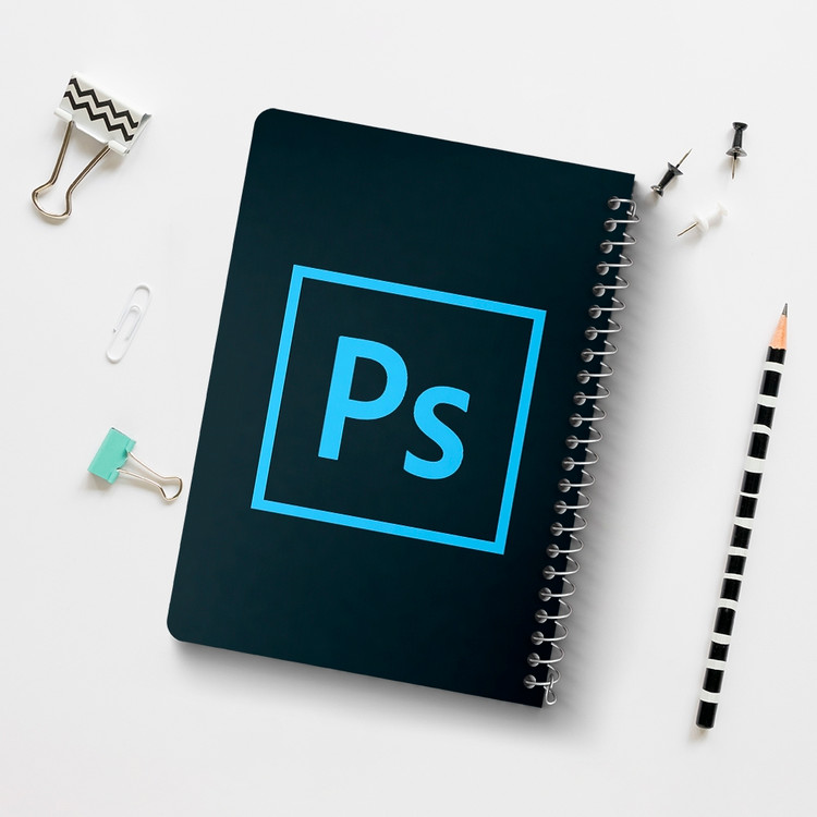 دفتر نقاشی 50 برگ خندالو طرح فتوشاپ Photoshop کد 6201