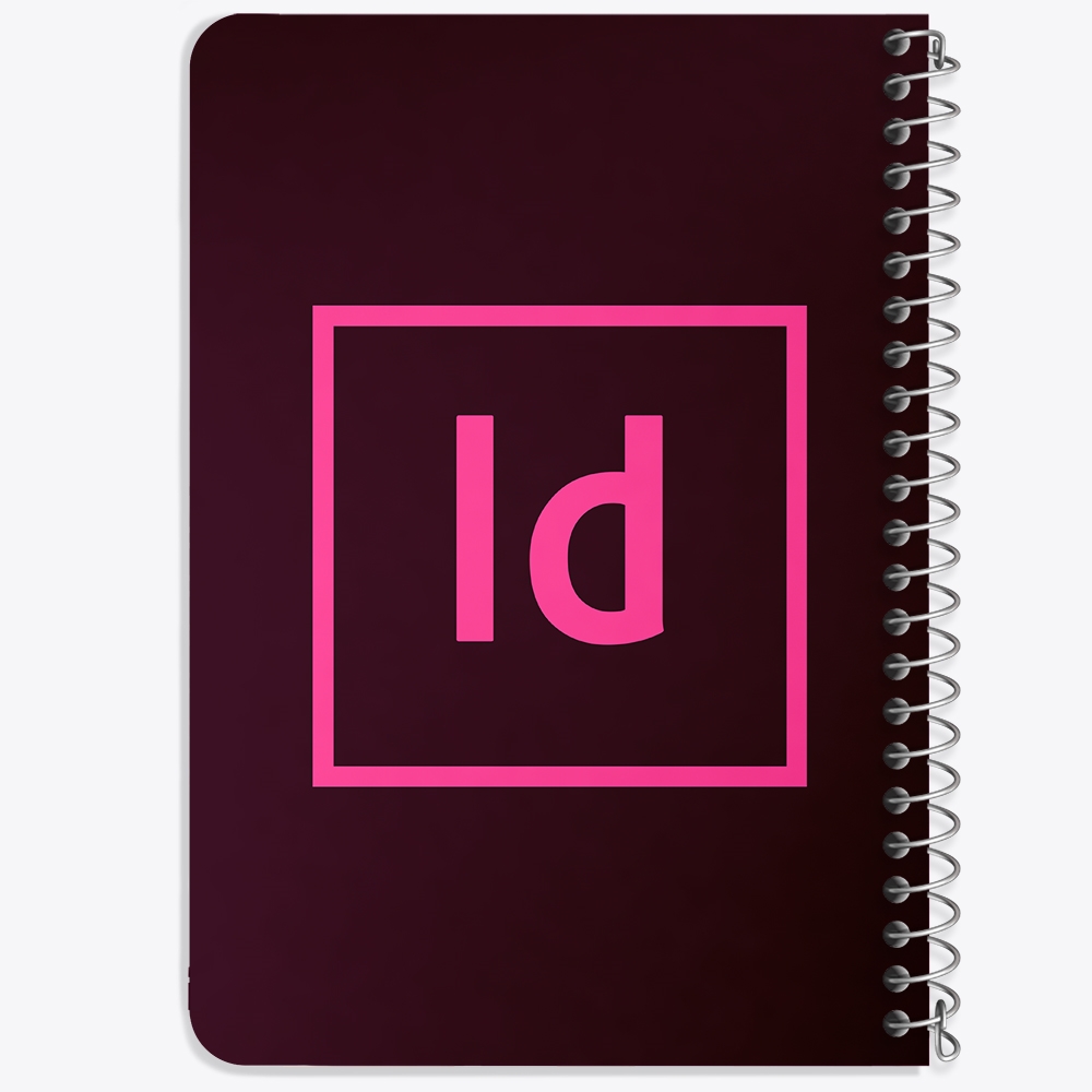 دفتر نقاشی 50 برگ خندالو طرح ایندیزاین InDesign کد 6200