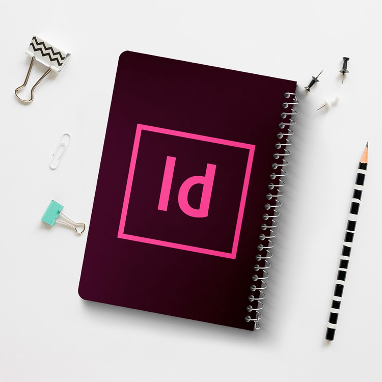 دفتر نقاشی 50 برگ خندالو طرح ایندیزاین InDesign کد 6200