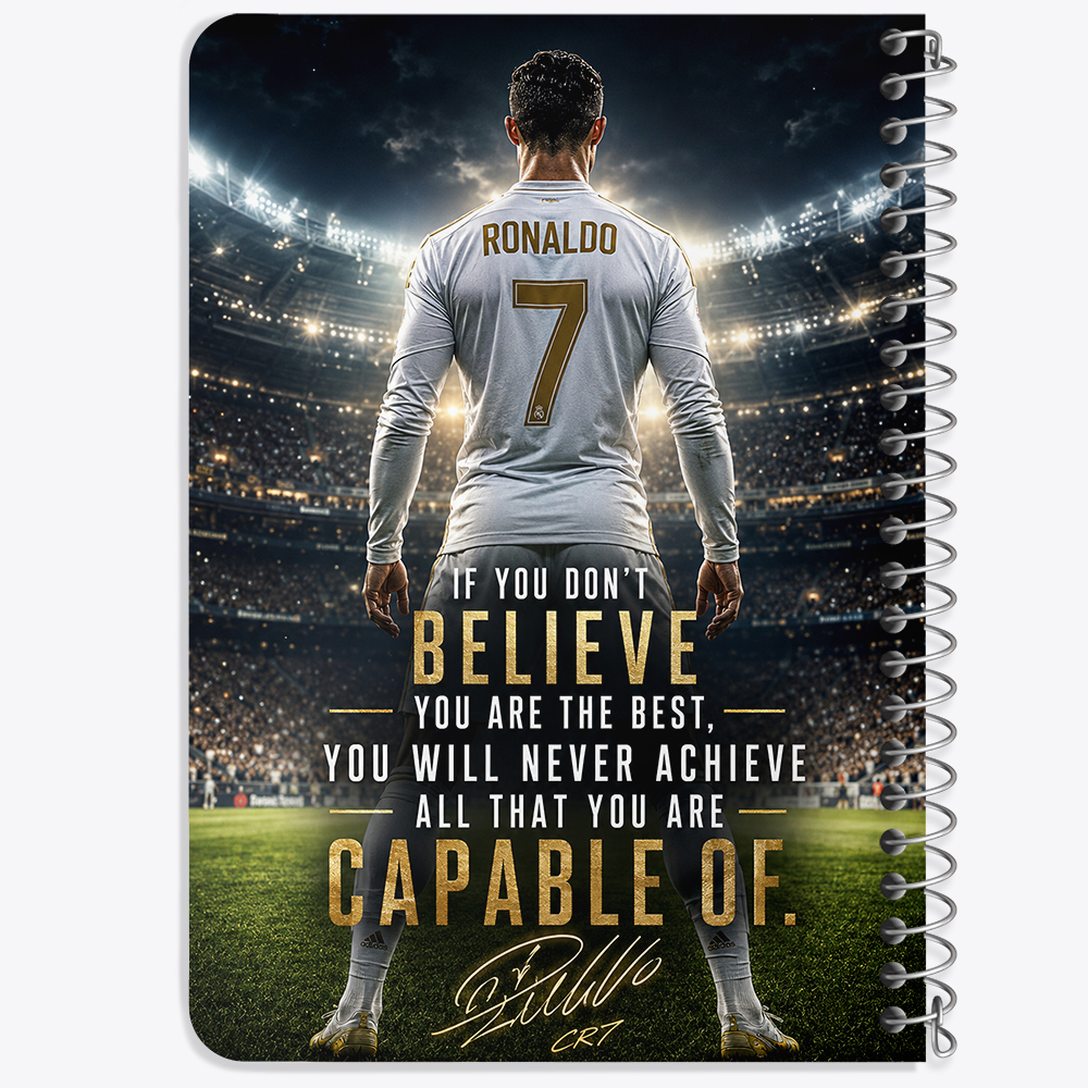 دفتر نقاشی 50 برگ خندالو طرح کریستیانو رونالدو (Cristiano Ronaldo) کد F14686