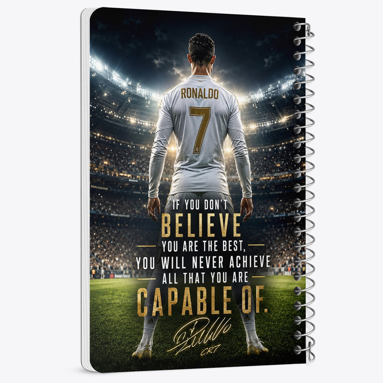 دفتر نقاشی 50 برگ خندالو طرح کریستیانو رونالدو (Cristiano Ronaldo) کد F14686