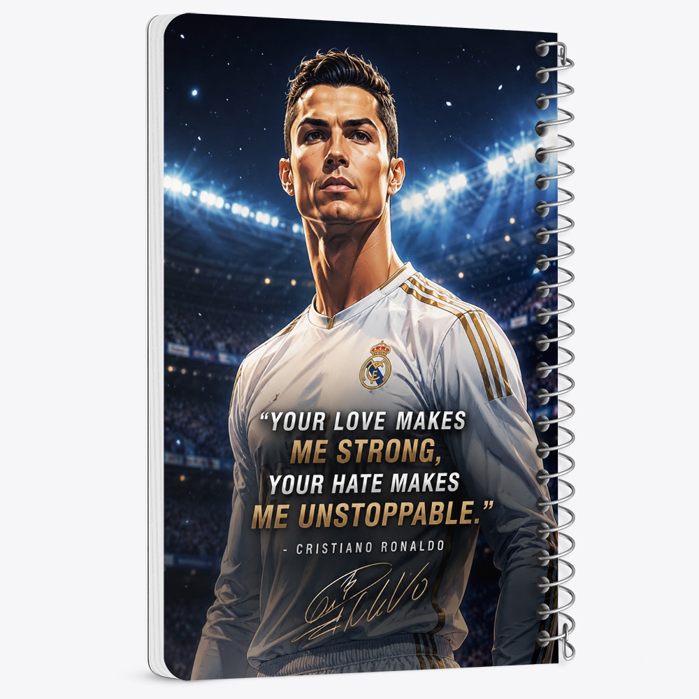 دفتر نقاشی 50 برگ خندالو طرح کریستیانو رونالدو (Cristiano Ronaldo) کد F14685