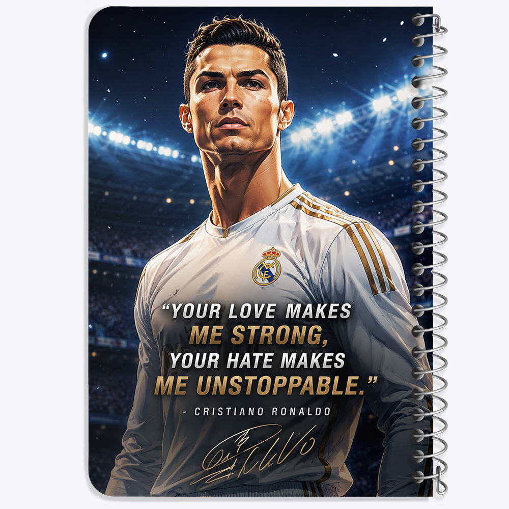 دفتر نقاشی 50 برگ خندالو طرح کریستیانو رونالدو (Cristiano Ronaldo) کد F14685