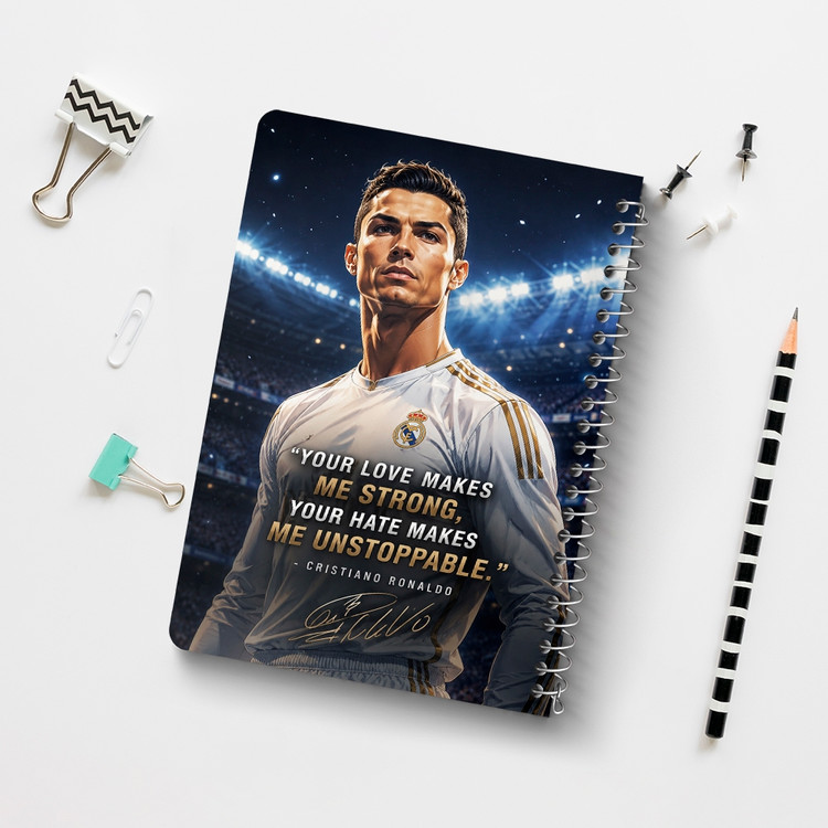 دفتر نقاشی 50 برگ خندالو طرح کریستیانو رونالدو (Cristiano Ronaldo) کد F14685