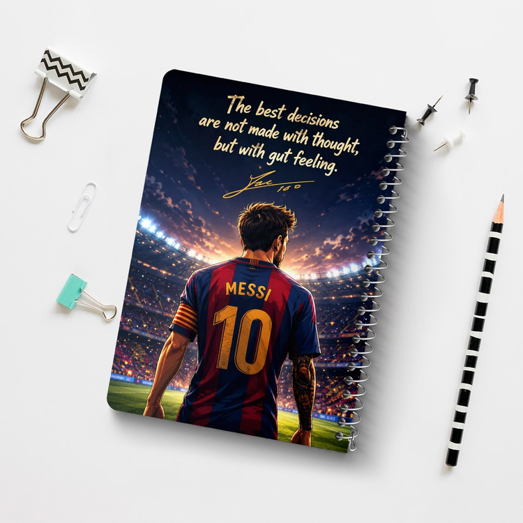 دفتر نقاشی 50 برگ خندالو طرح لیونل مسی (Lionel Messi) کد F14684