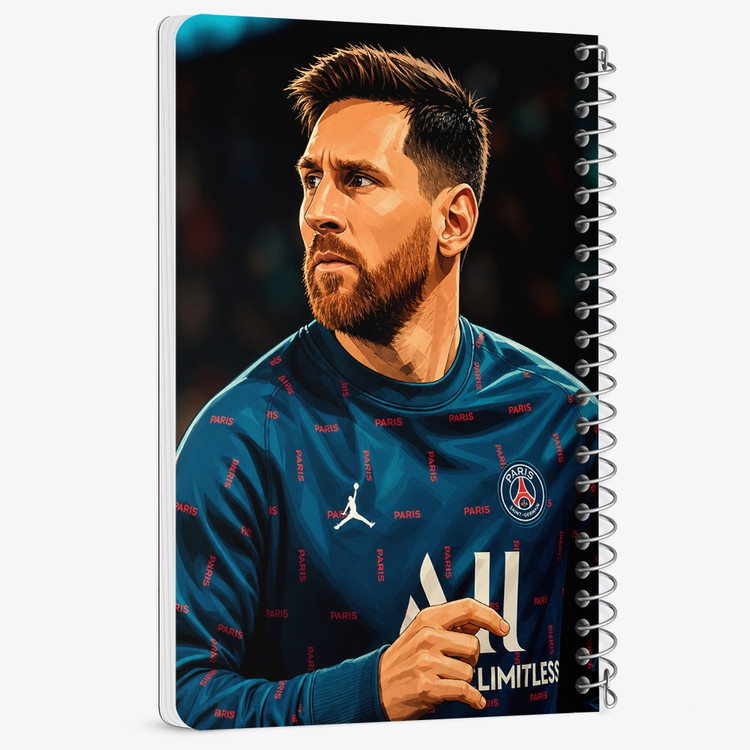 دفتر نقاشی 50 برگ خندالو طرح لیونل مسی (Lionel Messi) کد F14681