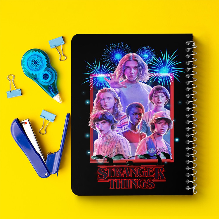 دفتر نقاشی 50 برگ خندالو طرح استرنجر تینگز (Stranger Things) کد F14640