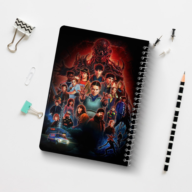 دفتر نقاشی 50 برگ خندالو طرح استرنجر تینگز (Stranger Things) کد F14636