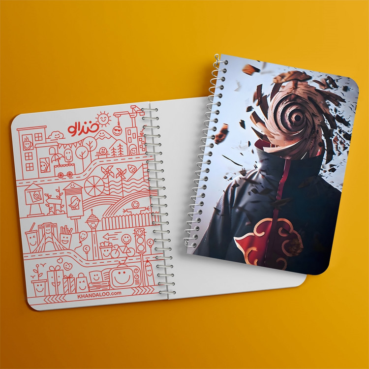 دفتر نقاشی 50 برگ خندالو طرح اوبیتو اوچیها ناروتو (Naruto) کد F14601