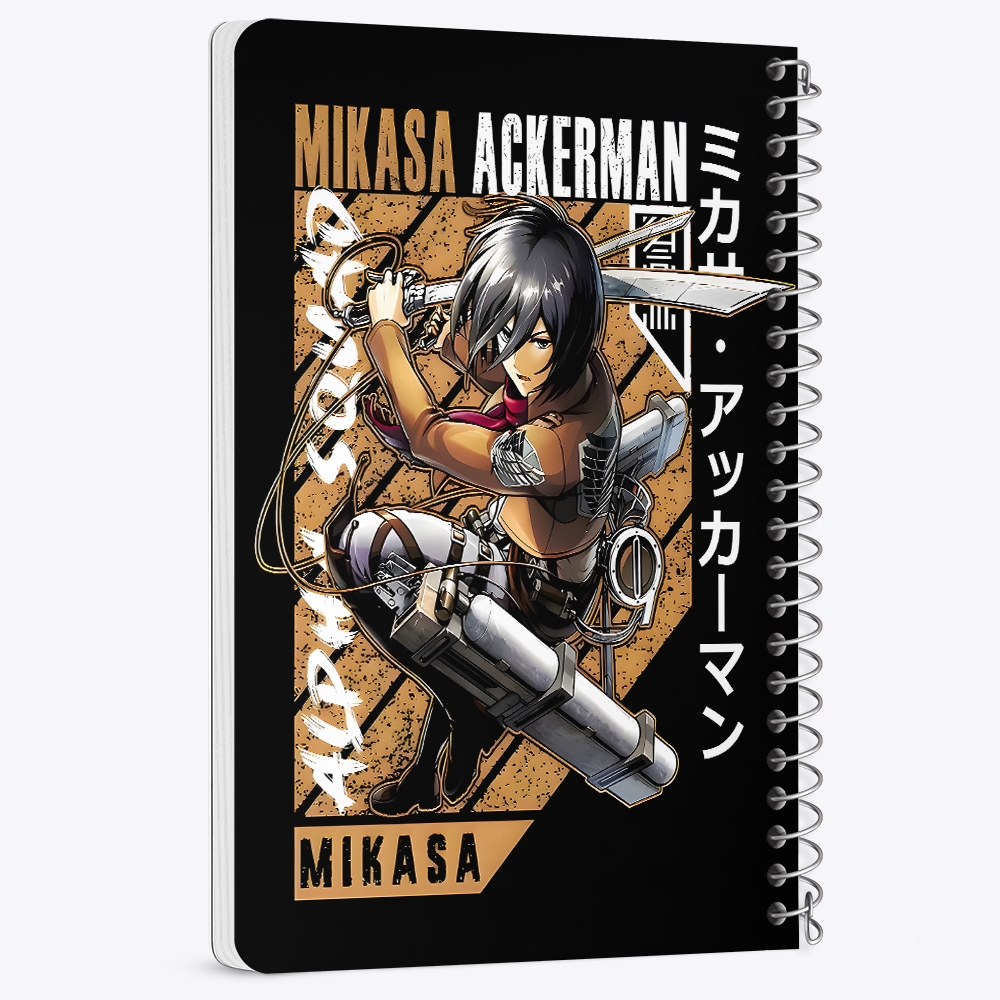 دفتر نقاشی 50 برگ خندالو طرح میکاسا اتک آن تایتان (Attack On Titan) کد F14593
