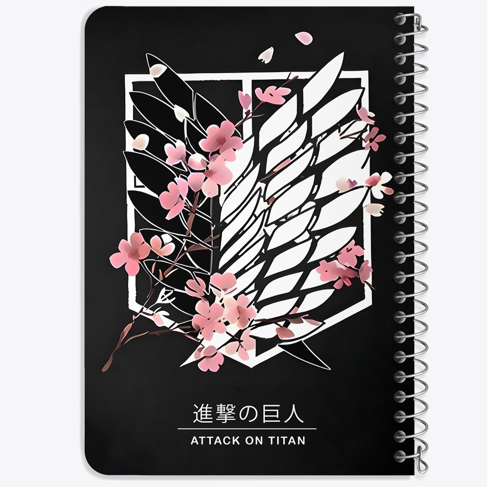 دفتر نقاشی 50 برگ خندالو طرح اتک آن تایتان (Attack On Titan) کد F14592