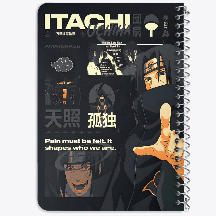 دفتر نقاشی 50 برگ خندالو طرح ایتاچی اوچیها ناروتو (Naruto) کد F14589