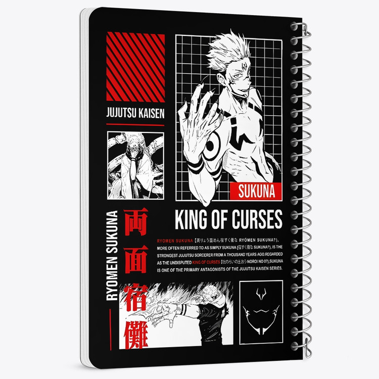 دفتر نقاشی 50 برگ خندالو طرح سوکونا جوجوتسو کایسن (Jujutsu Kaisen) کد F14588